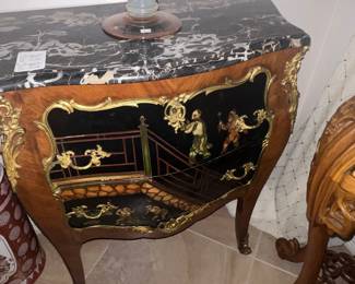 Available for pre-sale now. Antique MCM Asian style marble top commode $375.00 each. Call 407-590-8471 to view/purchase.