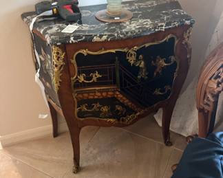 Available for pre-sale now. Antique MCM Asian style marble top commode $375.00 each. Call 407-590-8471 to view/purchase.