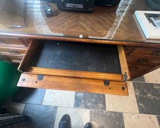 Available for pre-sale now. Oak Arts & Crafts style office desk $35.00. Call 407-590-8471 to view/purchase.