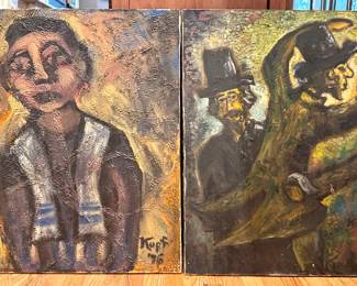 Two Meyer Kupferman paintings available.
