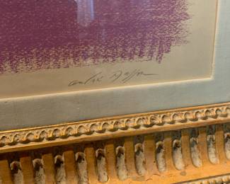 Andre Masson colored lithograph