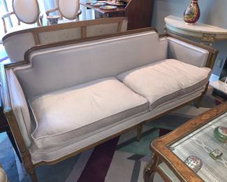 Upholstered sofa - pair