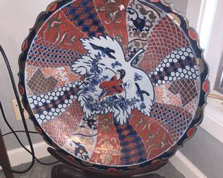 Antique Imari 24" charger