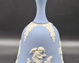 Wedgwood Blue Jasperware Bell, England