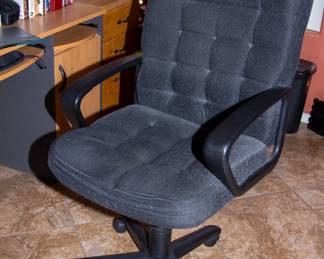 Plush office chair 