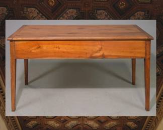 French Farmhouse Table with Tapered Legs