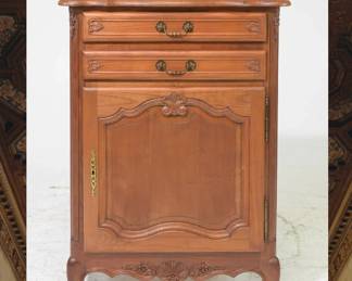 French Louis XV Cherry Wood Jam Cabinet