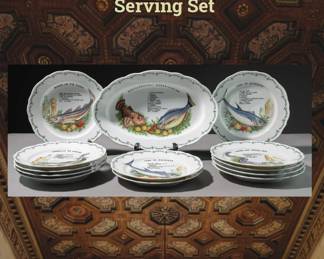 French Lobster/Fish Serving Set