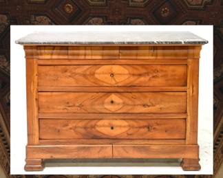 Louis Philippe Walnut Chest