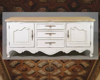 French Louis XV Low Sideboard