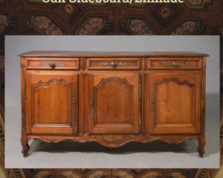 Louis XV Country French Oak Sideboard/Enfilade