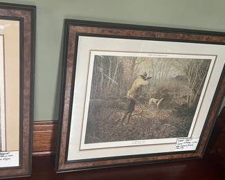 ROBERT ABBETT Lithos Signed Museum quality framing