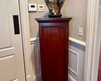 Pillar Cabinet ~~~ houses Dining Room Table Leaves