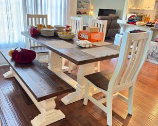 Farmhouse dining room set