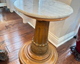 Marble top table