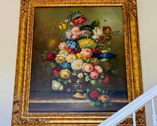 Large framed print