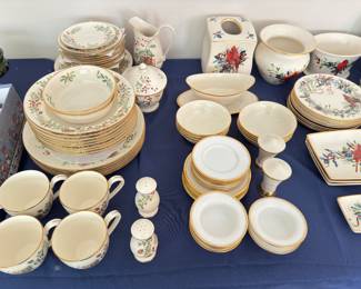 Lenox Christmas china set