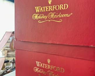 Waterford Holiday Heirlooms Christmas ornaments
