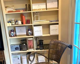 Candles and stemware