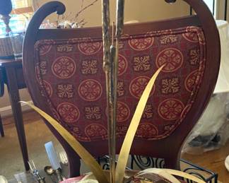 1970s brass cattail sculpture after Curtis Jere