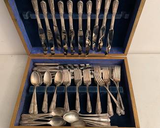90 pieces “State House” Sterling Flatware