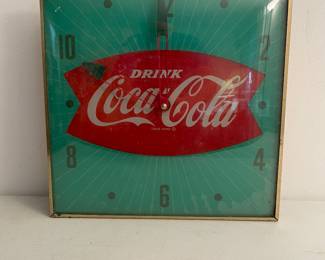 Vintage Coca Cola Clock