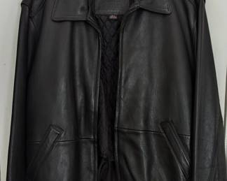 Men's size L leather jacket