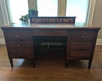 Beautiful desk & 3 drawer top- sold together or separately. 