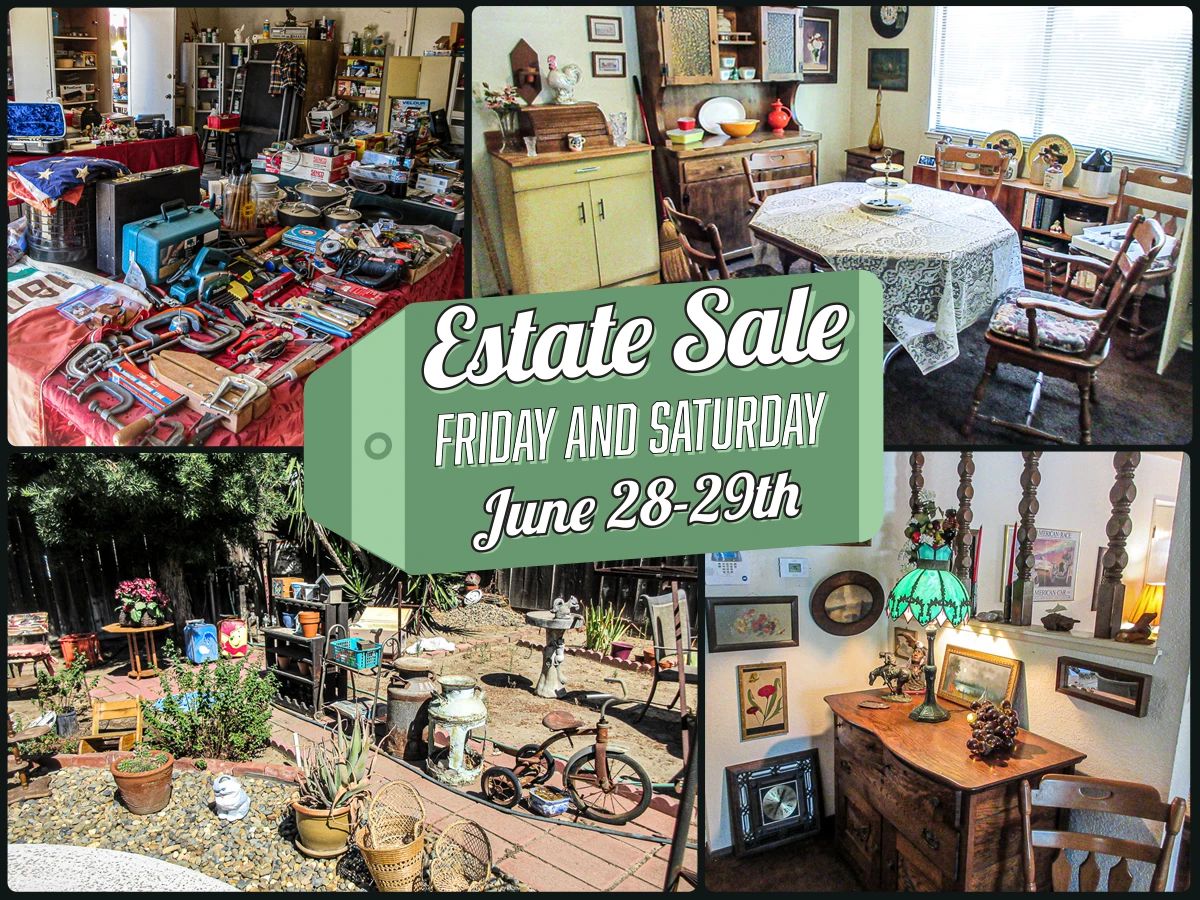 Estate Sale in Turlock by Treasures to Find starts on 6/28/2024
