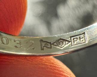 Platinum & 2 Carat Diamond Ring V1 Rated