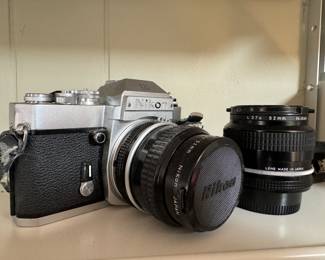 Nikon EL2 35MM Film Camera with Nikon L37c 52MM Lens