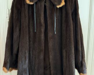 Women's Vintage Beaver Fur Coat Size S From B Kimura