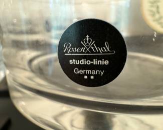 Rosenthal Studio-Linie Mid-Century Smoky Quartz Sherbet Glasses (8 total), Shot Glasses (8 total) & Juice Glasses (8 total)