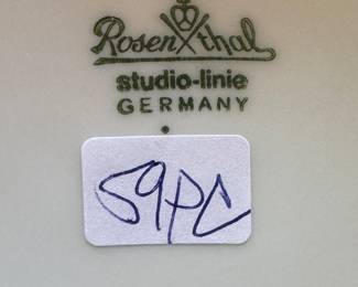 Rosenthal Studio-Linie Mid-Century Porcelain China (59pc)