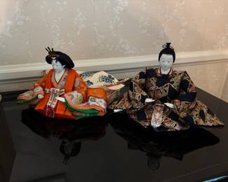 Ningyo Hina Kimekomi Japanese Porcelain doll figurines