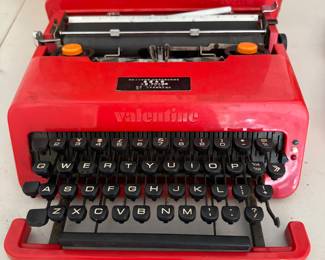 Vintage Olivetti Valentine Typewriter with Case (Working Condition)