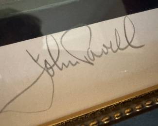 Framed Serigraph "Geranium" Signed John Powell 130/350