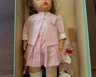 Doll Terri Lee Brown Hair via 1950's