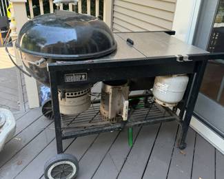 Weber 22" Gas & Charcoal Grill 