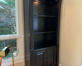 Hooker Furniture Telluride 2 Door Storage Lighted Bookcase (86"H x 18"D x 36"W / pr)