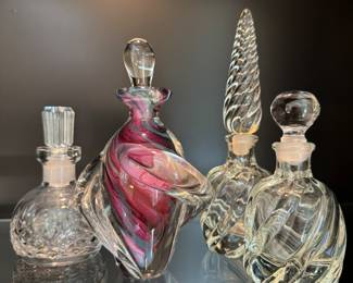 Collection of Vintage Perfume Bottles 