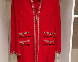 Women's St. John by Marie Gray Blazer with Matching Skirt Size 8