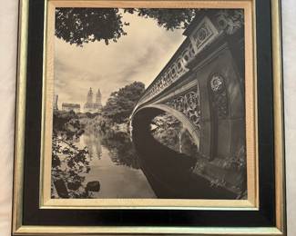 Framed Original Photograph of Central Park
