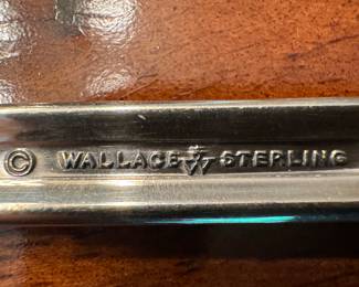 Wallace Sterling Silver Flatware Set (55pc + 22 Handled Pieces)