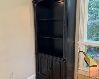 Hooker Furniture Telluride 2 Door Storage Lighted Bookcase (86"H x 18"D x 36"W / pr)