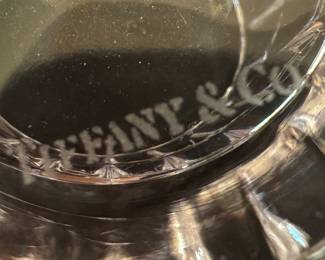 Tiffany & Co. Crystal Motive Candle Holder 