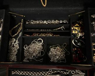 Necklaces, bracelets, sterling