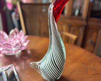 Art glass pelican