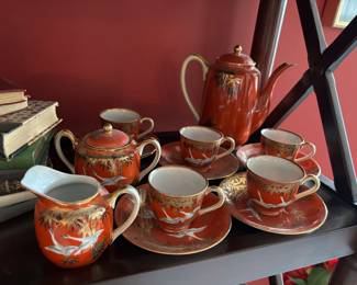 1950's Japanese porcelain tea / coffee set