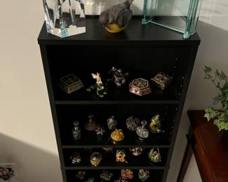 Book shelf, unique desirable trinket boxes